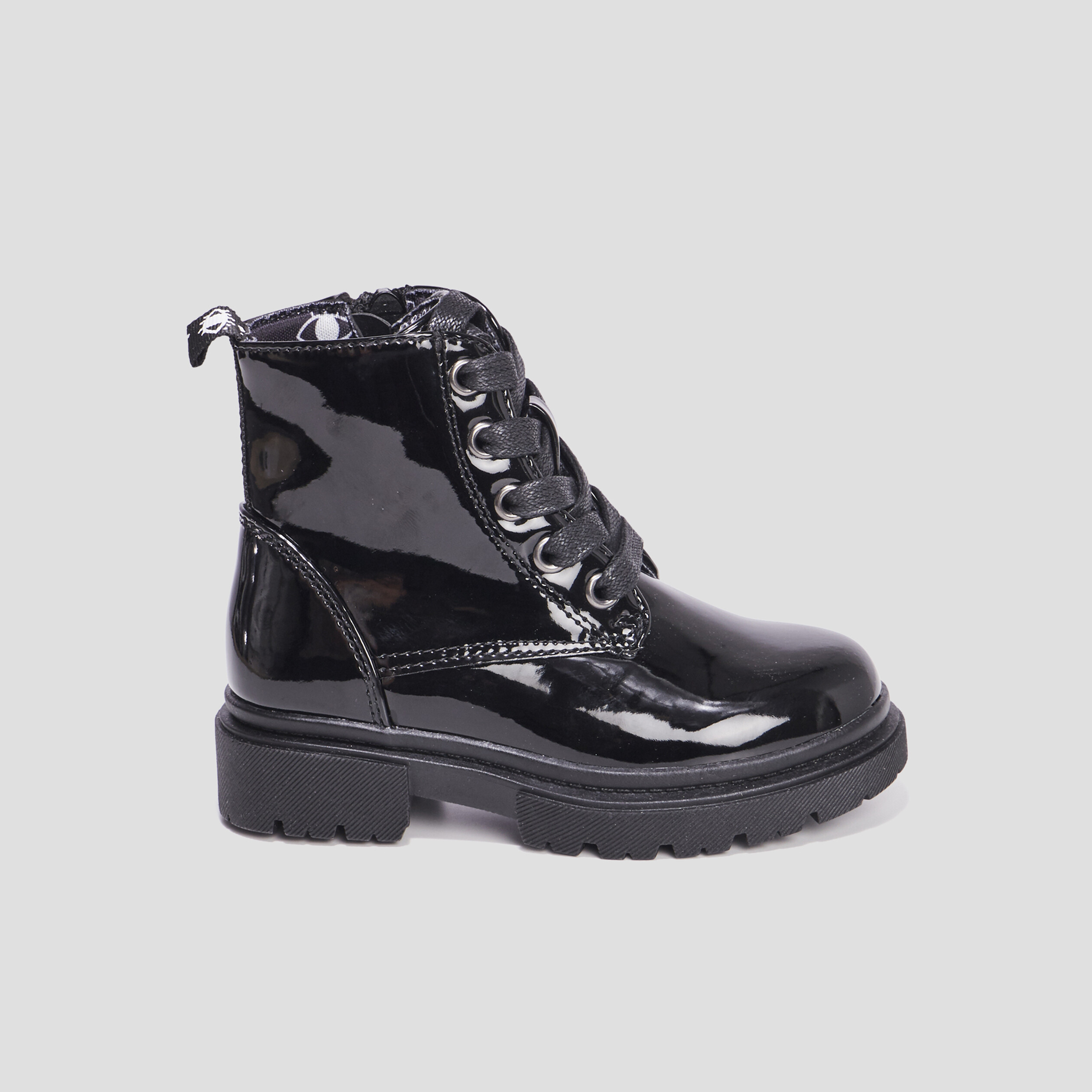 Bottines crantées zippées Liberto noir fille | La Halle