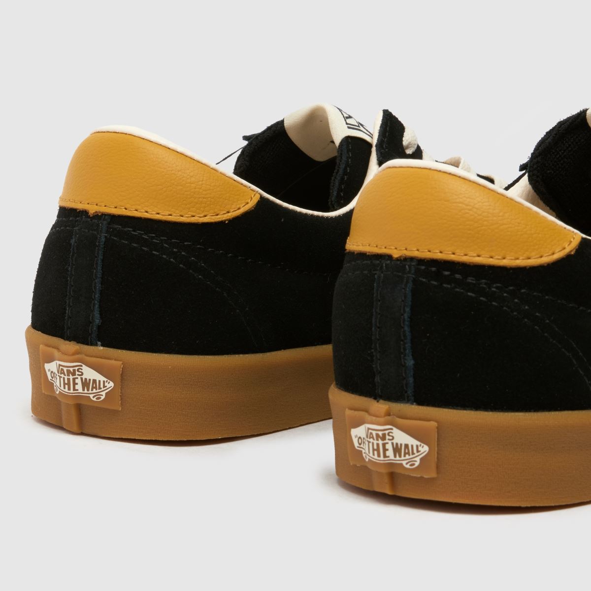 Vans Sport – Svarta, låga sneakers i flerfärgat material