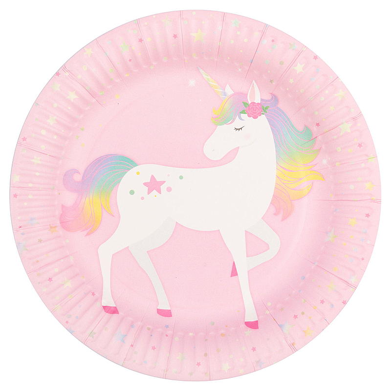 Giform Tallerken 8-pk unicorn