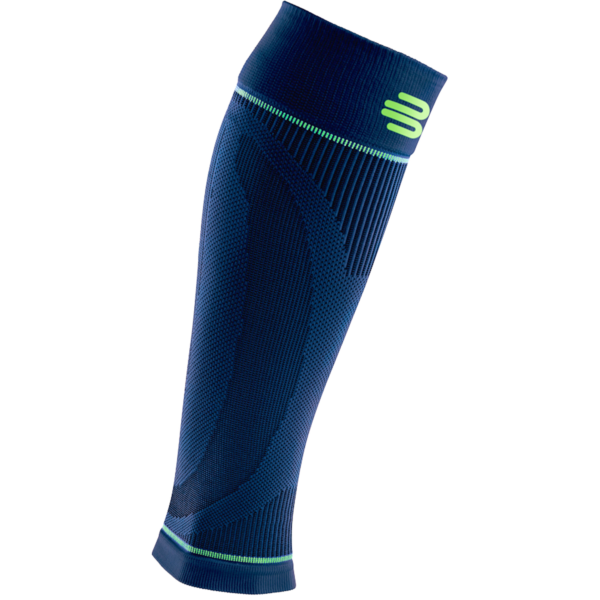 Sports Compression Lower Leg (long) Sleeve - Blau