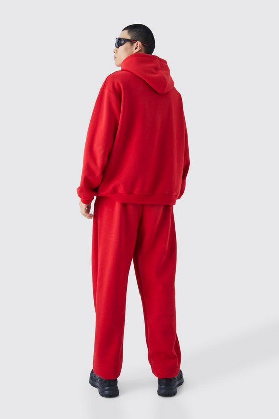 Oversize Worldwide Football Trainingsanzug mit Kapuze
