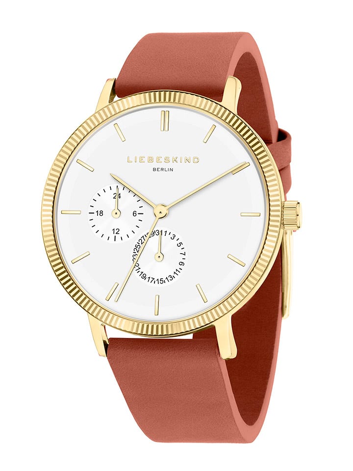 Liebeskind Chronograph in Hellbraun/ Gold/ Weiß günstig kaufen onesize