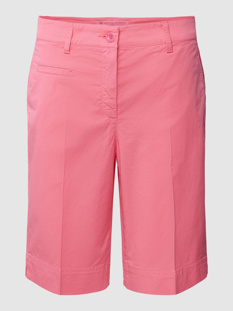 Chino-Shorts mit Bügelfalten Modell 'Marilyn' in rosa