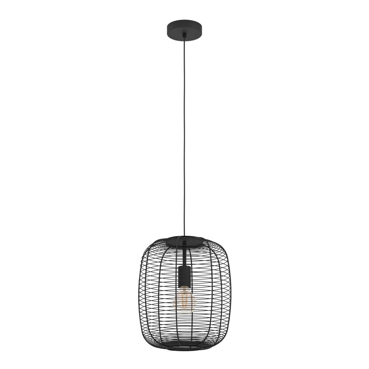 EGLO AGL Pendelleuchte Rinroe 1-flg schwarz