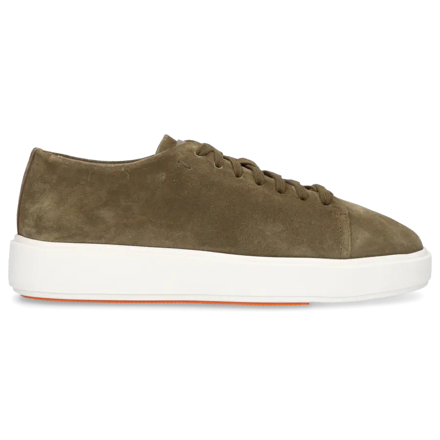 Santoni - Sneaker low 60994 Veloursleder - grün