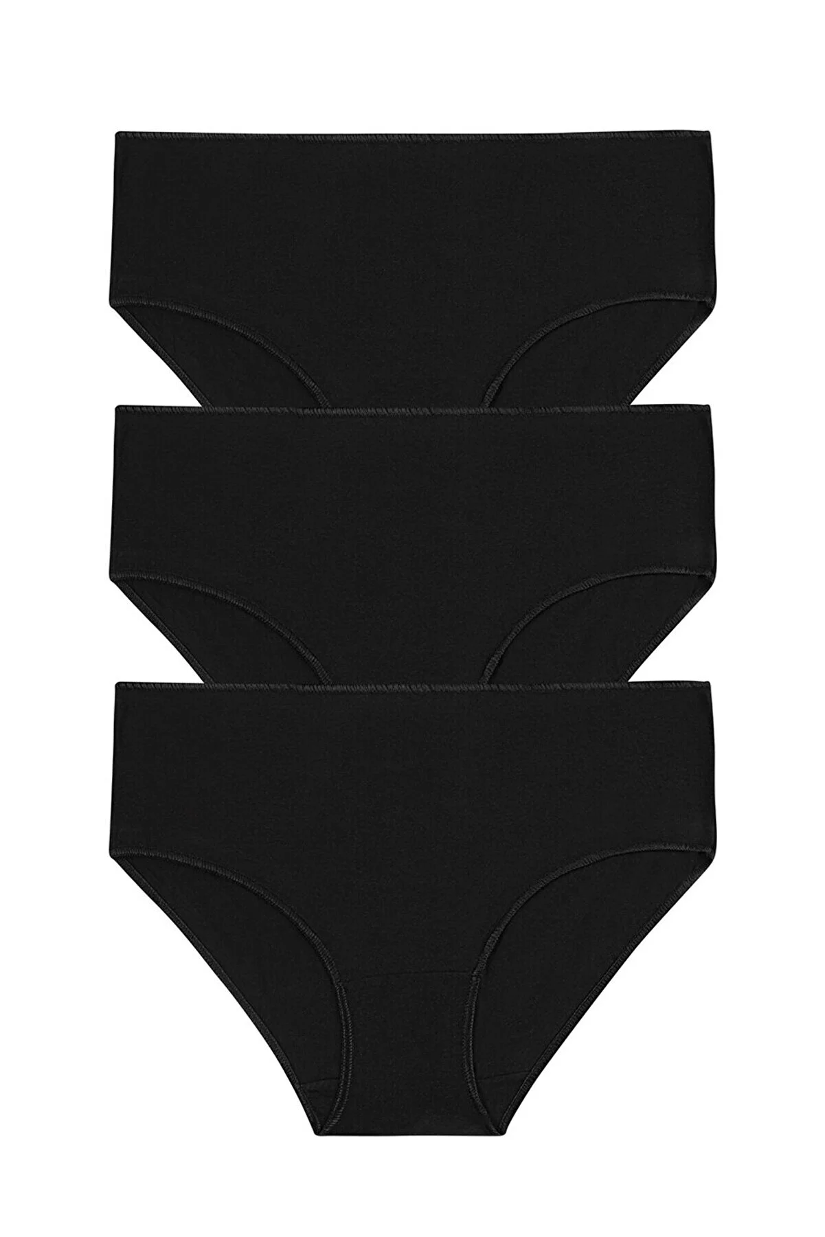SUWEN  3er-Pack Slips mit hoher Taille