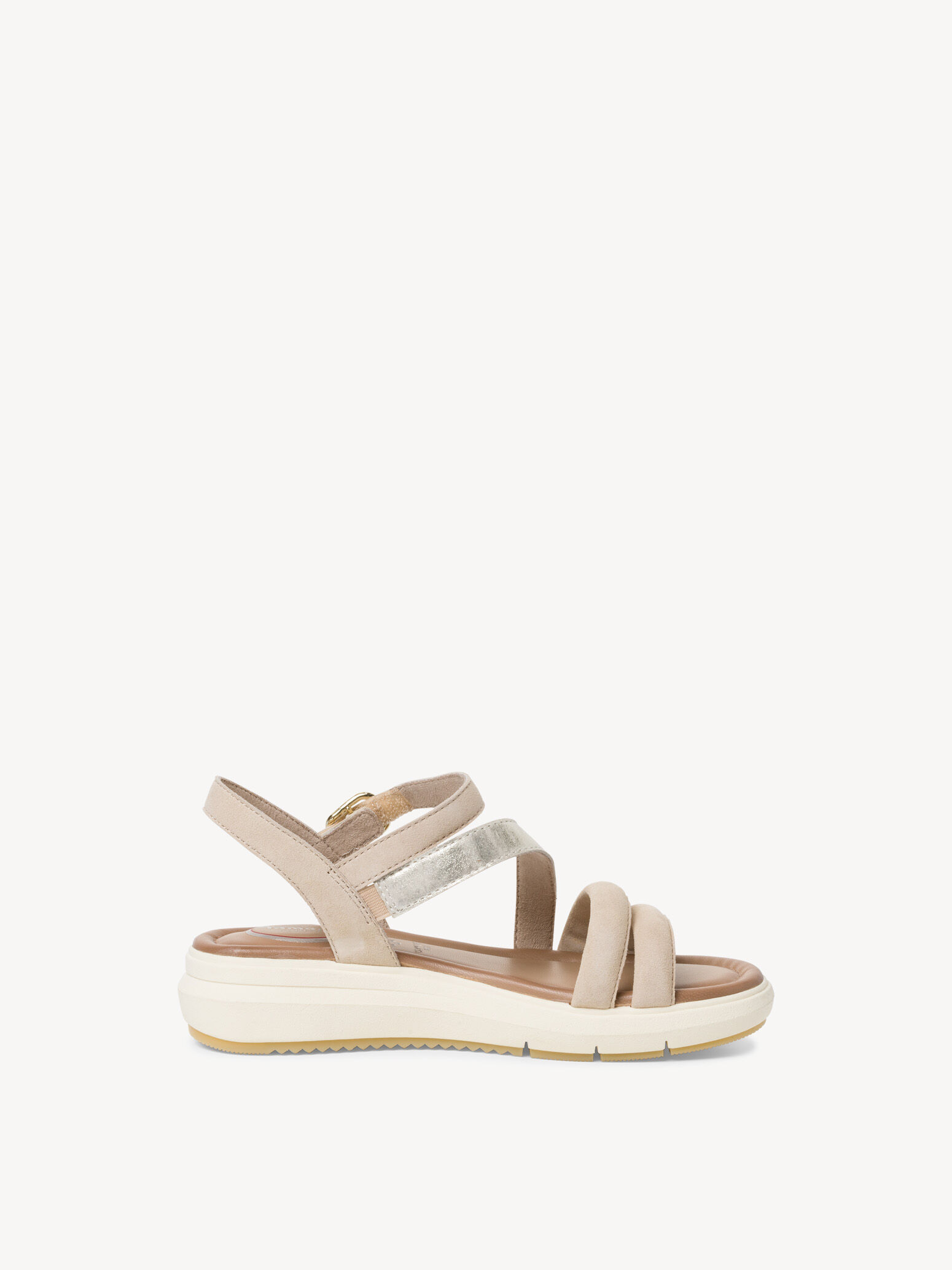 Sandale en cuir - beige