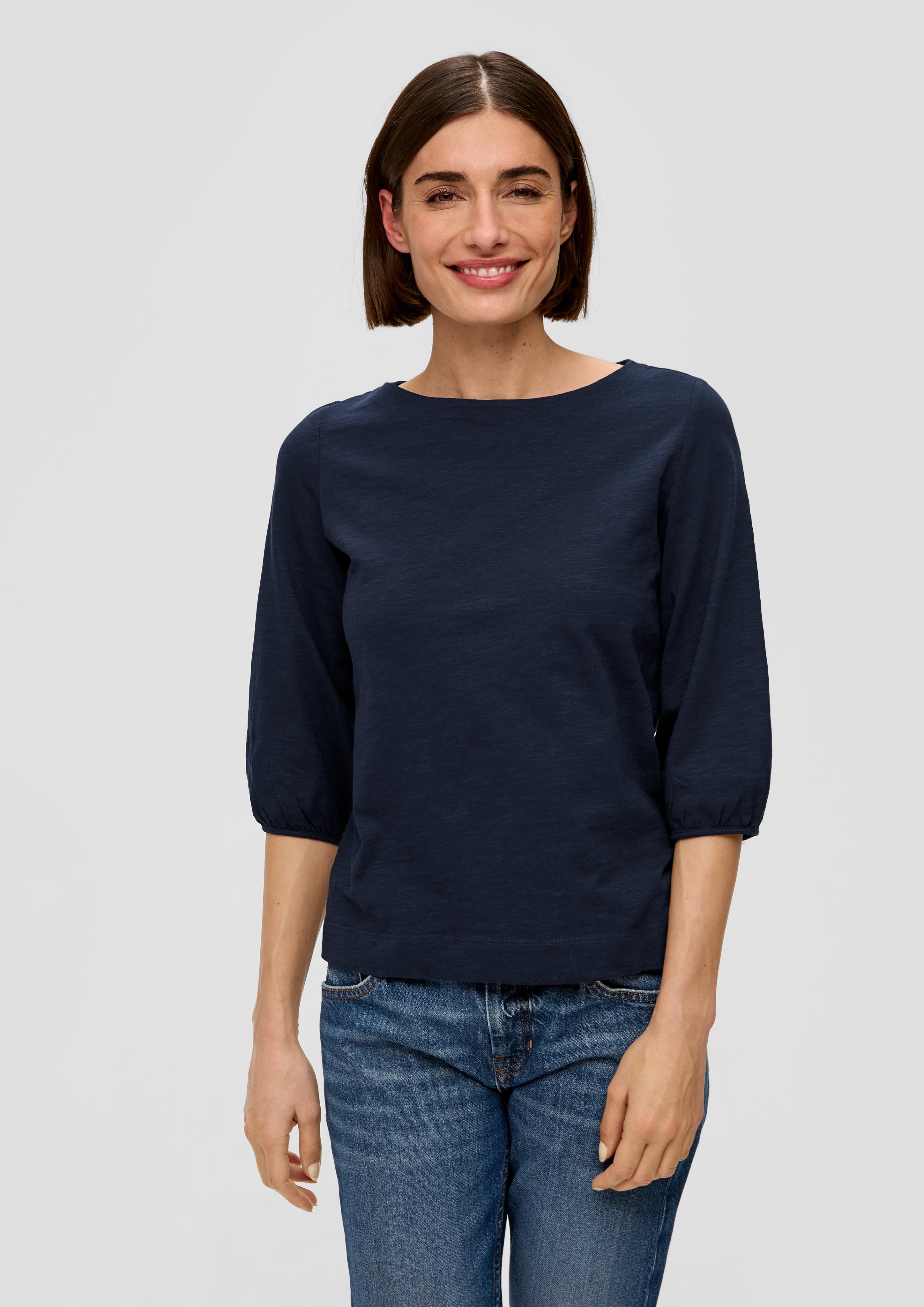 Baumwollshirt mit Puffärmeln  2145857-5959