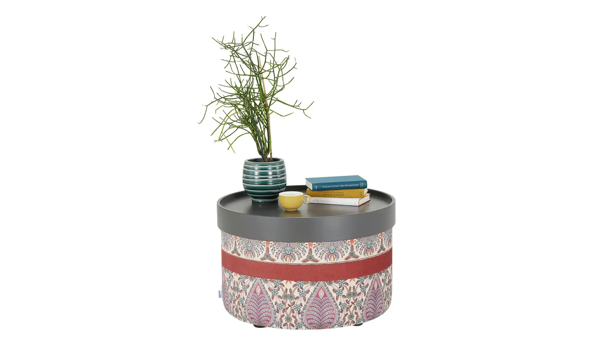 bassetti by SCHRÖNO Pouf aus Velours Tino