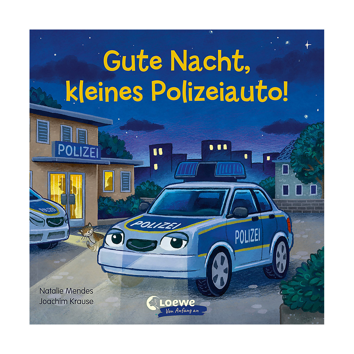 Gute Nacht, kleines Polizeiauto!