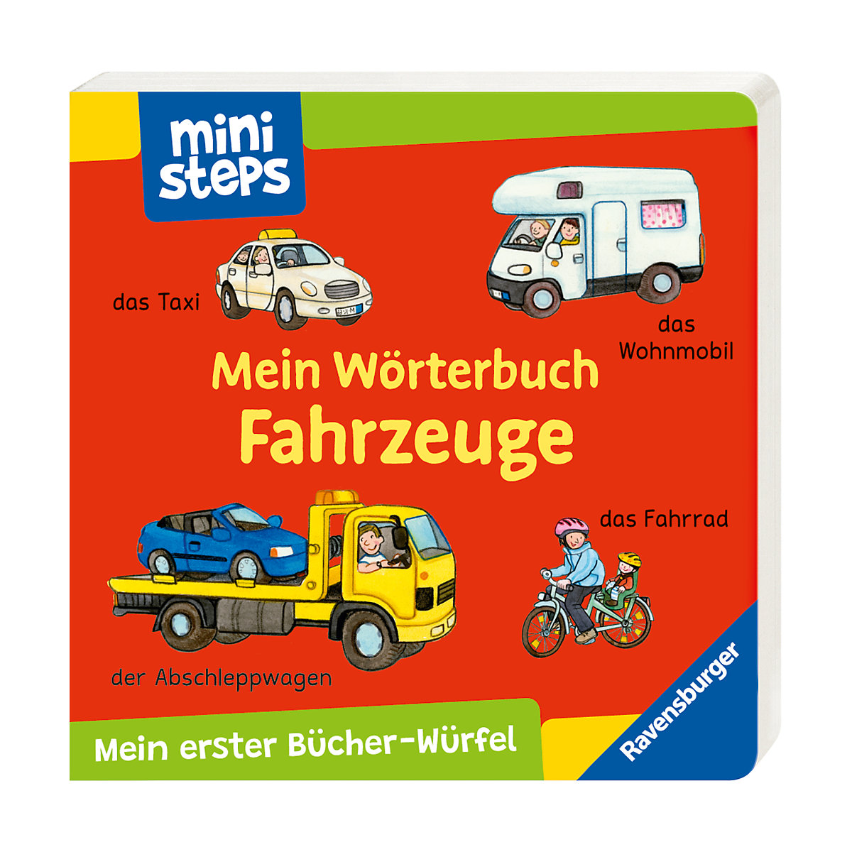 ministeps® Mein erster Bücher-Würfel: Meine ersten Wörter (Bücher-Set)