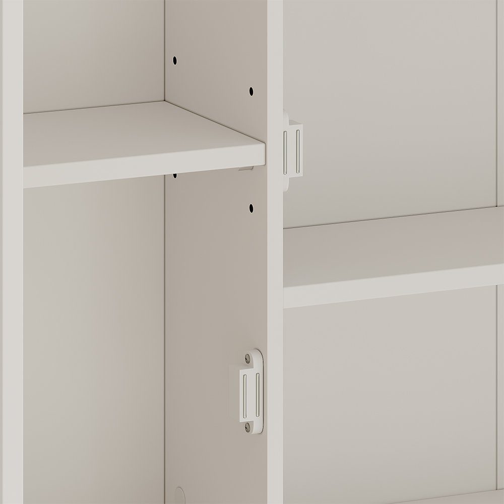 Vicco Badezimmerspiegelschrank Spiegelschrank ROSARIO Weiß