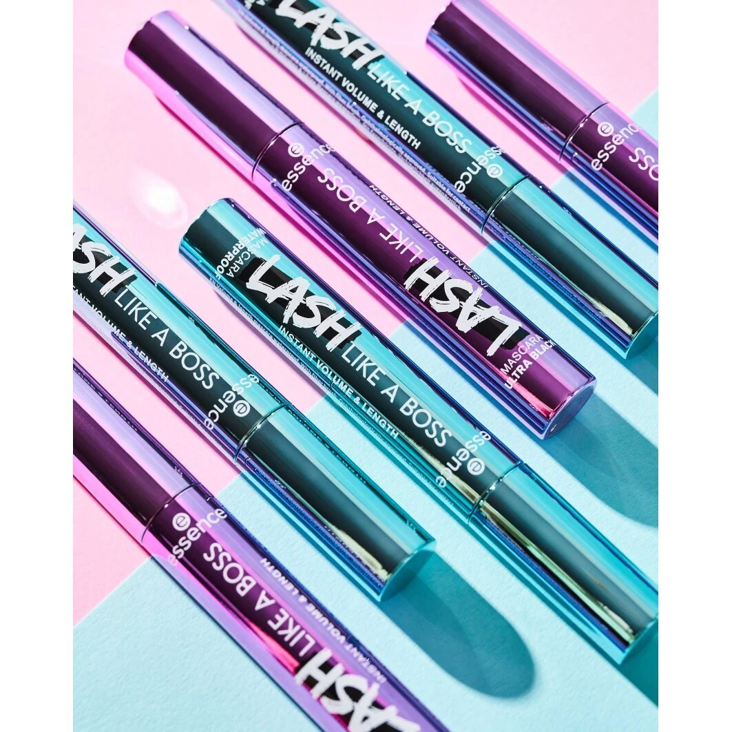 Essence LASH LIKE A BOSS AZONNALI VOLUMENNEK ÉS HOSSZÚSÁGNAK NÖVELŐ SZEMPILLASPIRÁL ULTRA FEKETE