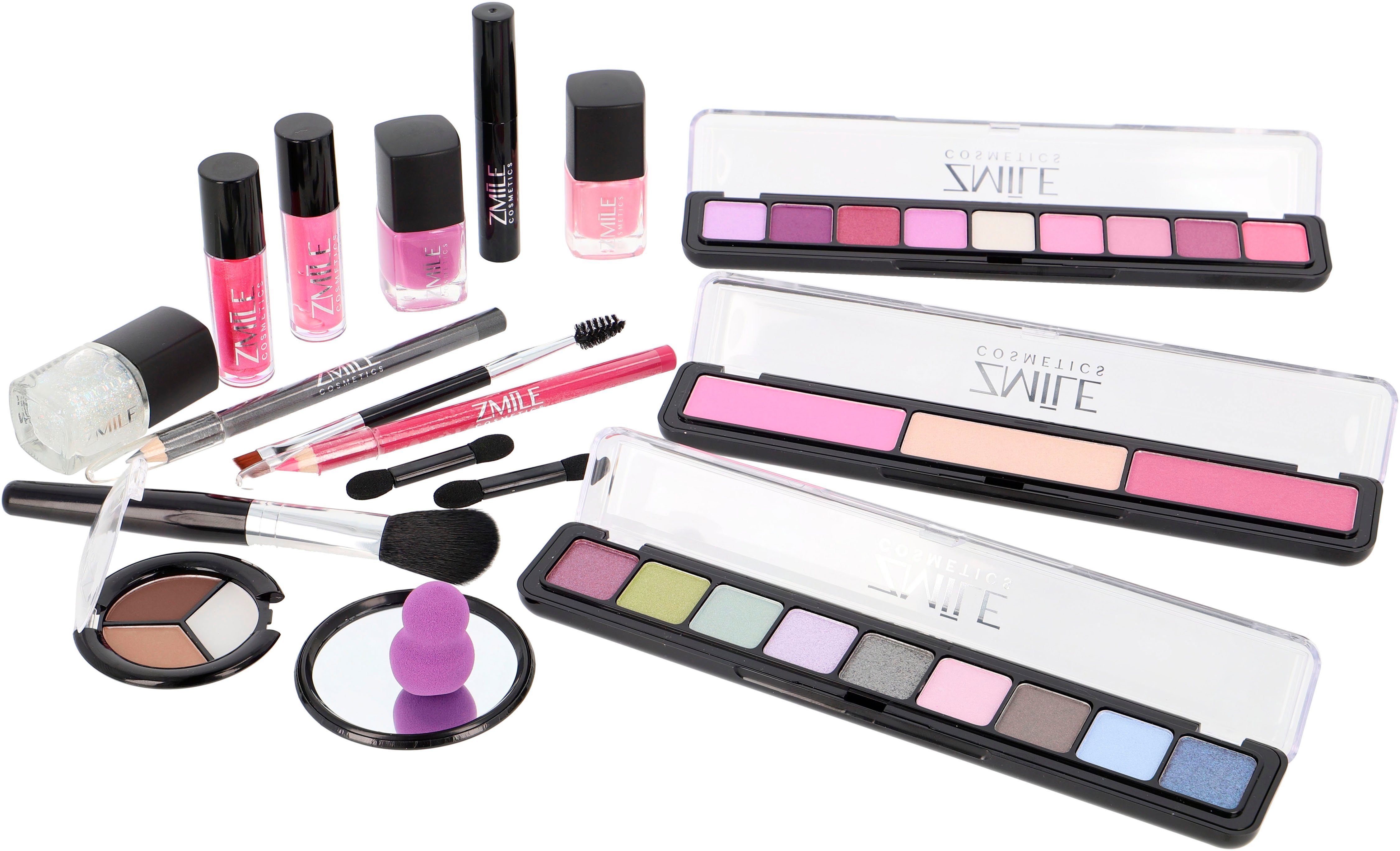ZMILE COSMETICS Kosmetik-Koffer Kosmetik-Koffer 'Merry Berry', 38-tlg., vegane Kosmetik
