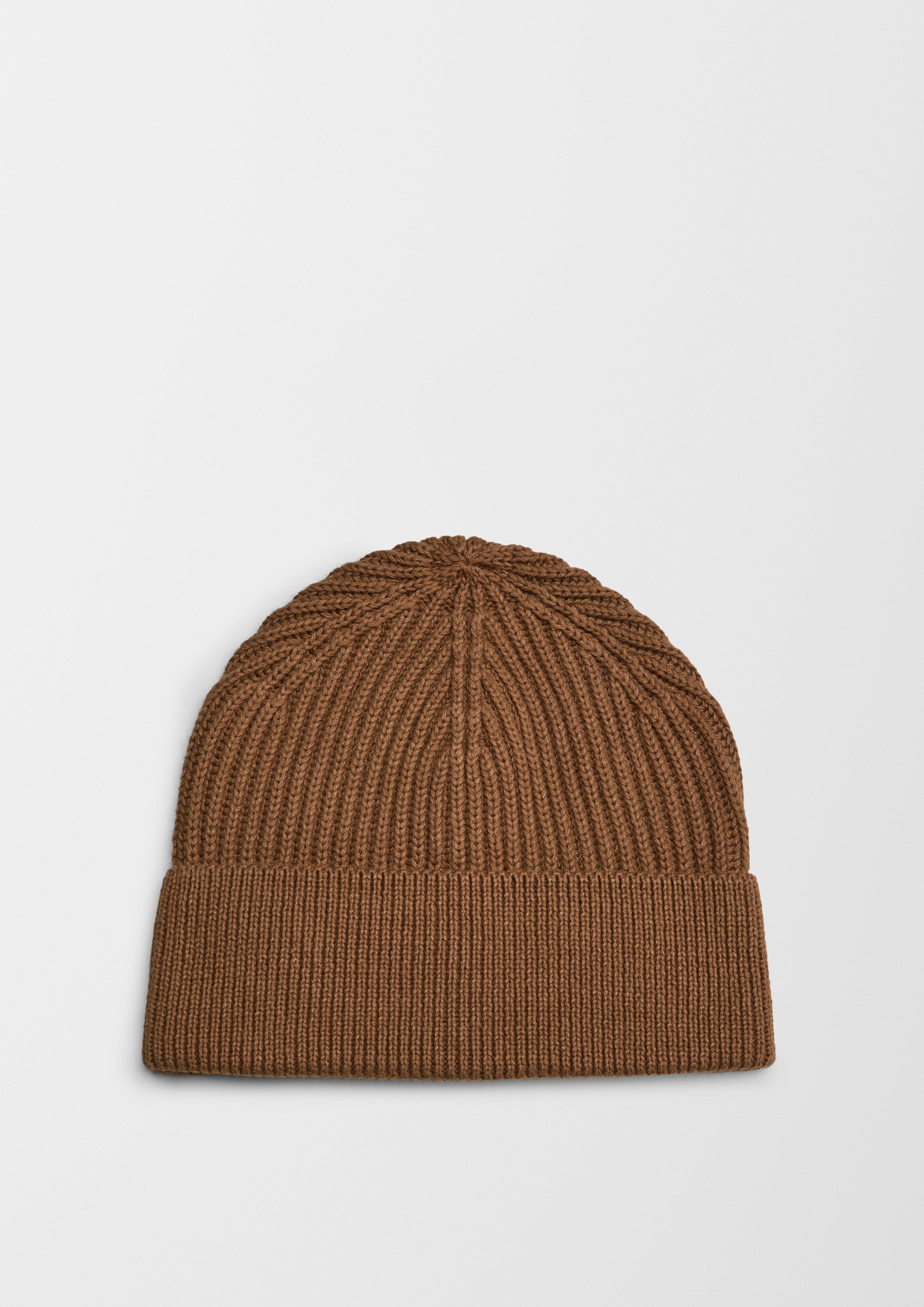 Strickmütze mit Rippblende  2119581-8592