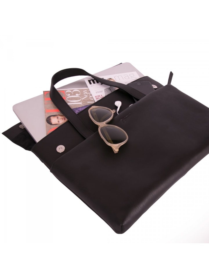 BACCINI Leder-Laptoptasche 15