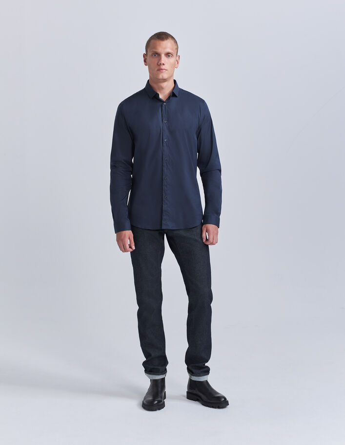 Chemise SLIM marine EASY CARE Homme