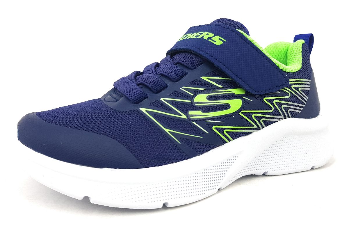 Skechers Microspec 403770L NVLM Blau NVLM navy/lime