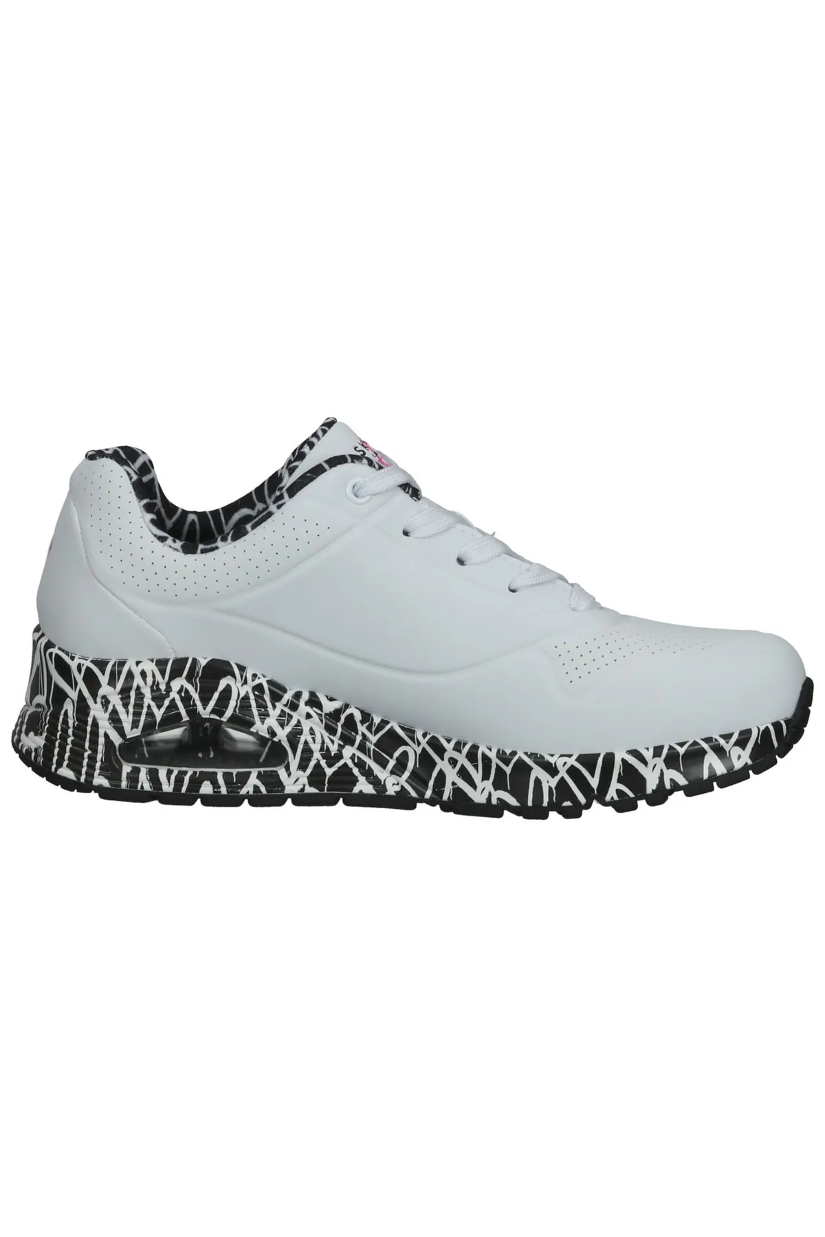 SKECHERS  Sneaker - Weiß - Flacher Absatz
