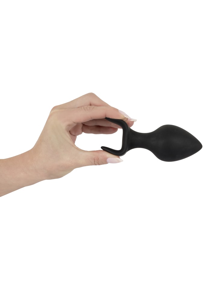 Black Velvets Analplug 3-teiliges Anal-Trainer-Set in schwarz günstig kaufen 10 cm