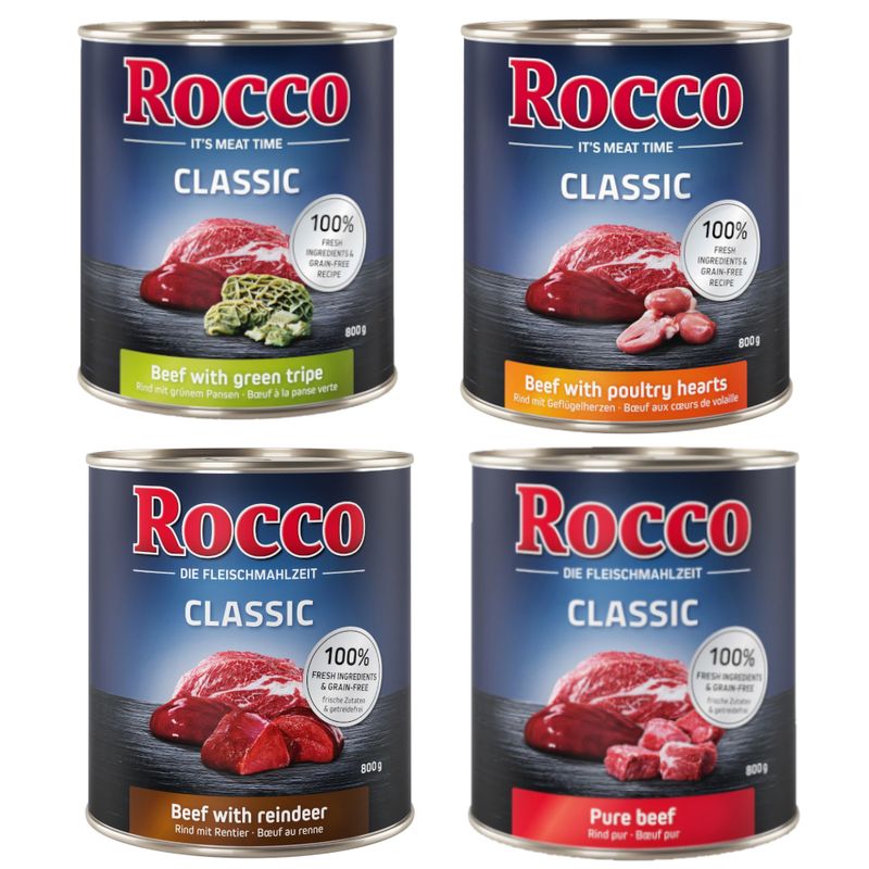 Rocco Classic 24 x 800g - Nassfutter im Sparpaket