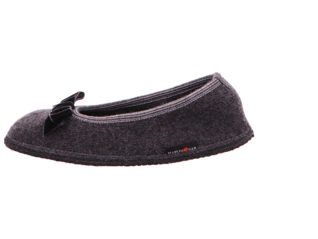 HAFLINGER Hausschuhe grau 2021 Slipper Fiocco