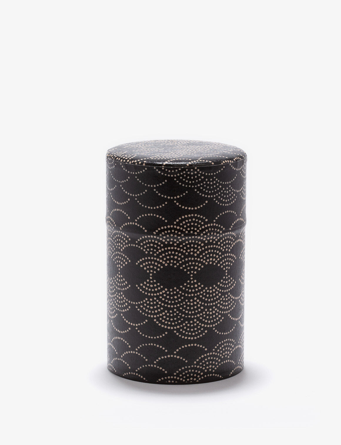 AIMAINA  Boîte à thé papier washi Noir et blanc 100g