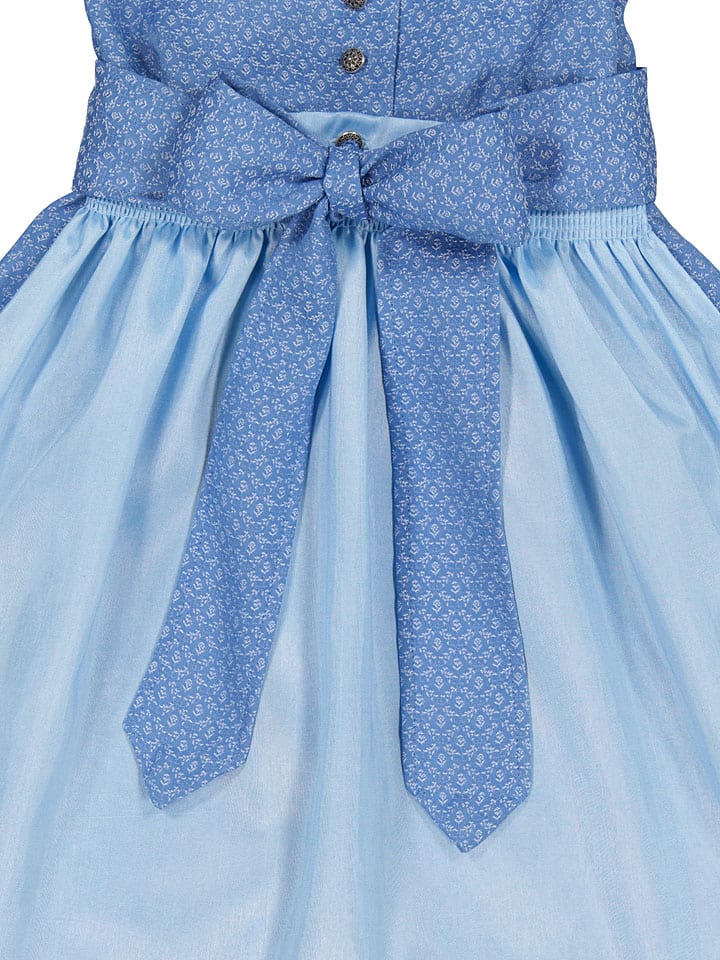 Turi Landhaus Dirndl in Blau/ Hellblau günstig kaufen