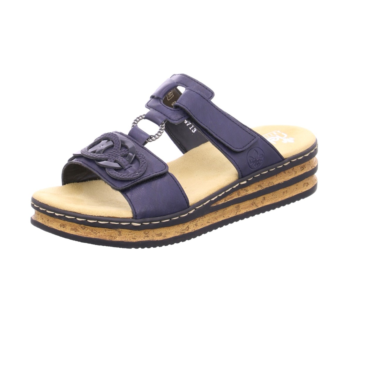 RIEKER Klassische Sandalen blau