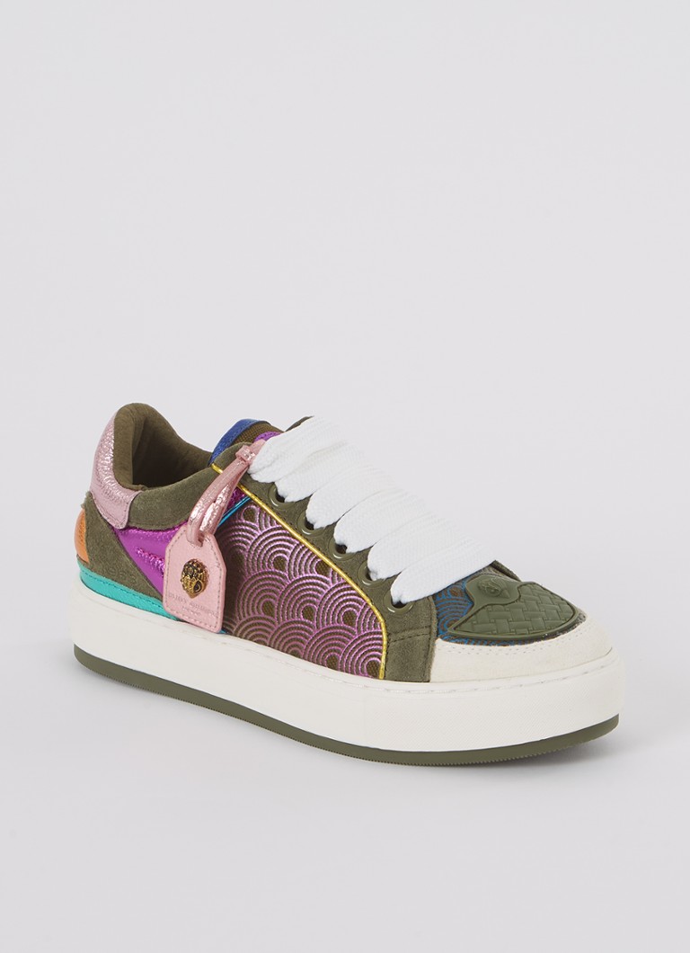 Sneaker Kurt Geiger Southbank con dettagli in pelle scamosciata