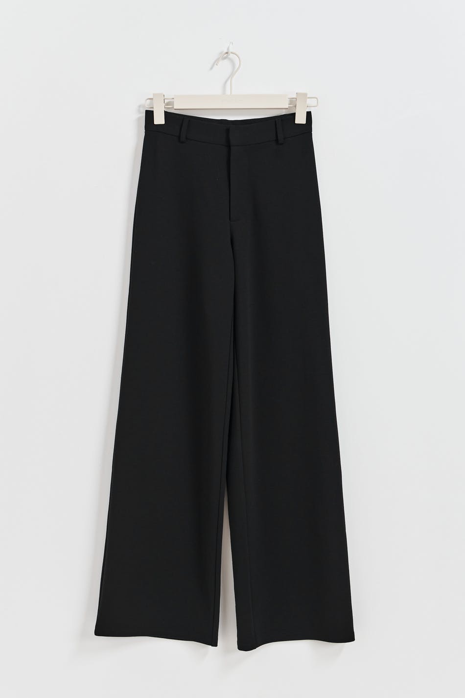 Straight jersey trousers