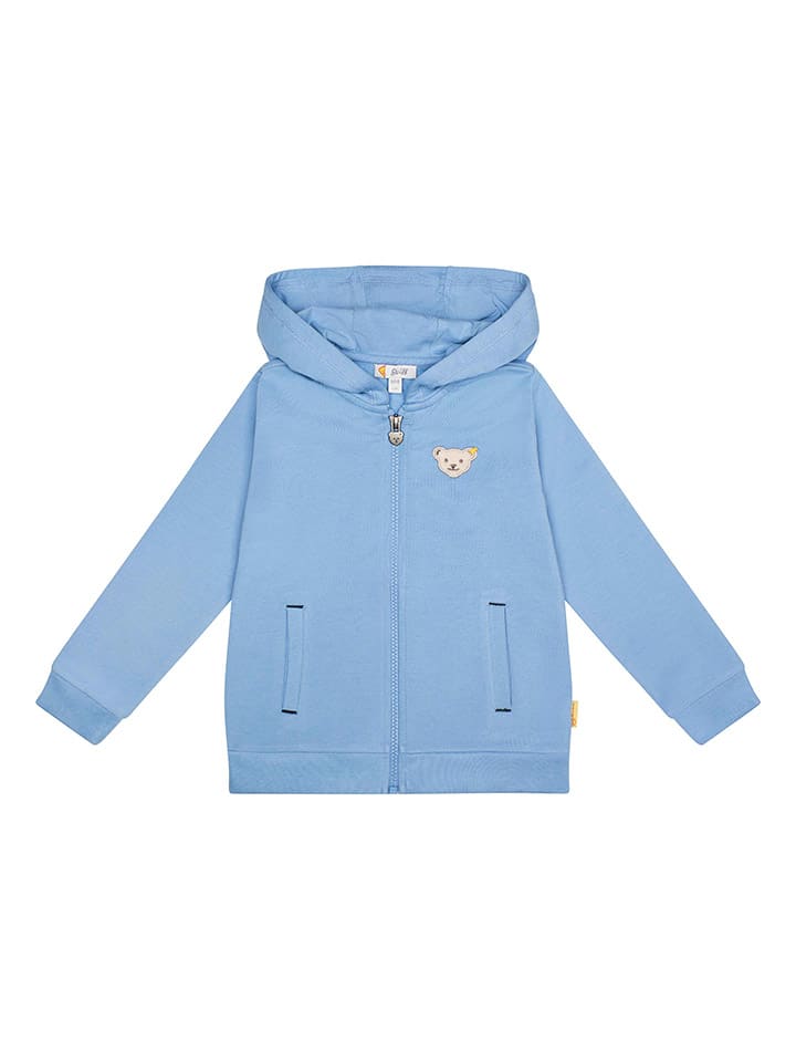 Steiff Sweatjacke in Hellblau günstig kaufen