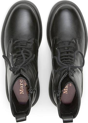 Marc O'Polo Schnürstiefel aus glattem Kalbleder