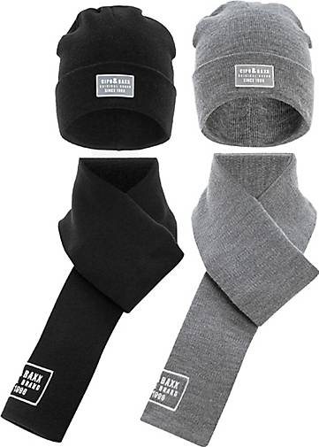 Cipo & Baxx Mütze und Schal in sportlichem Design