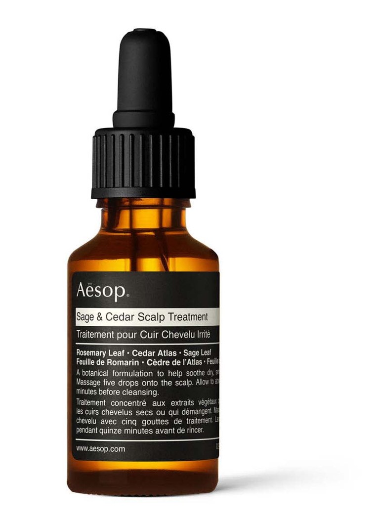 Aesop-salvia- ja setripuuhiuspohjan hoito