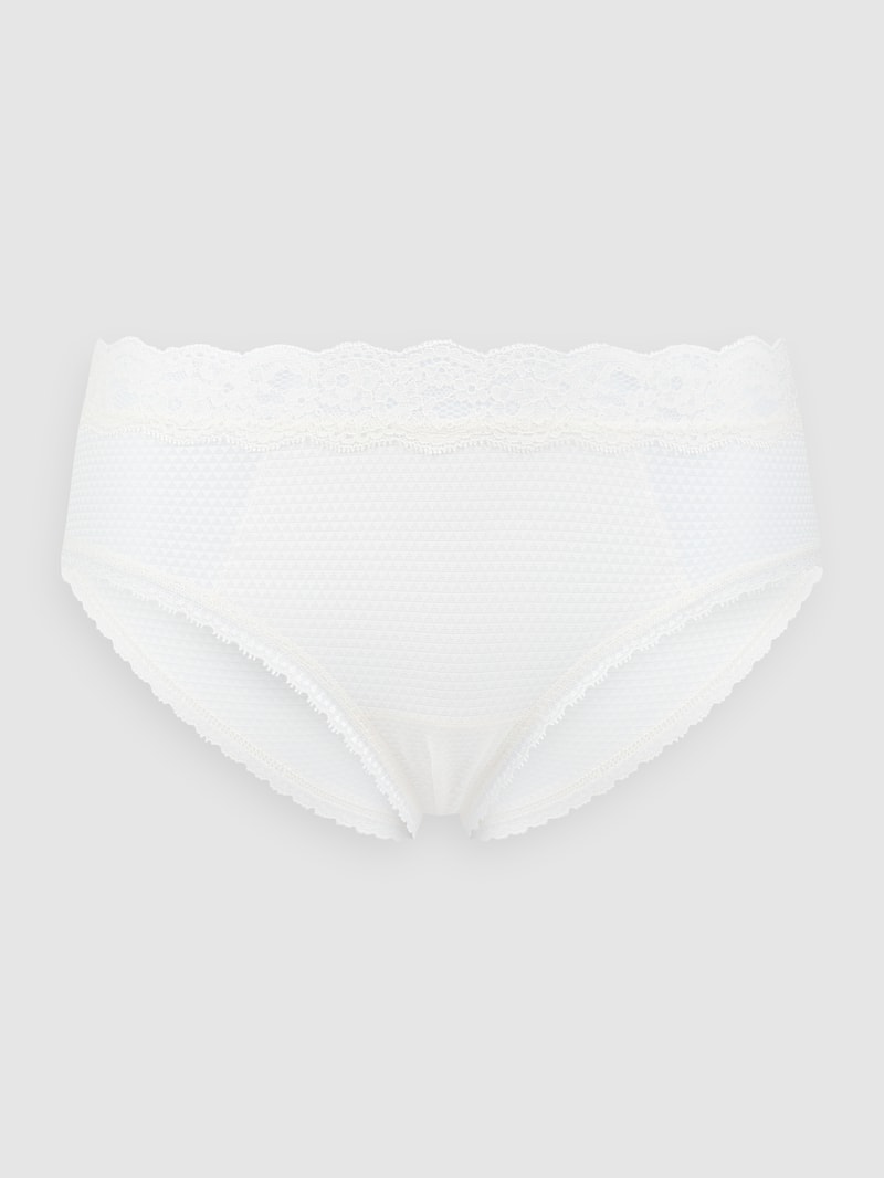 Panty mit floraler Spitze Modell 'Brooklyn' in beige