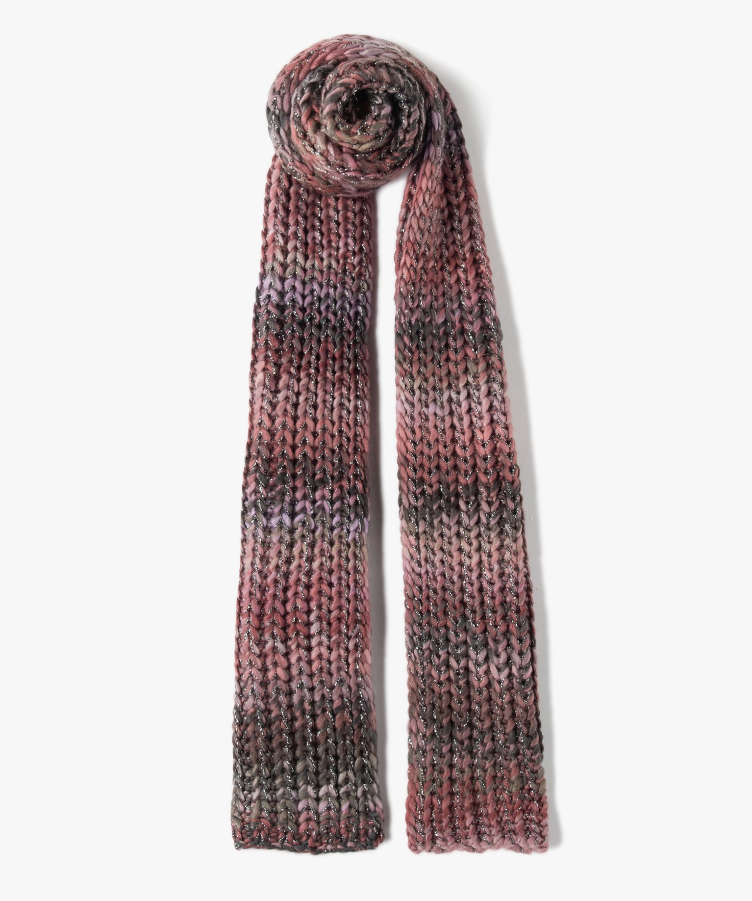 Echarpe femme en maille brillante et multicolore multicolore | GEMO
