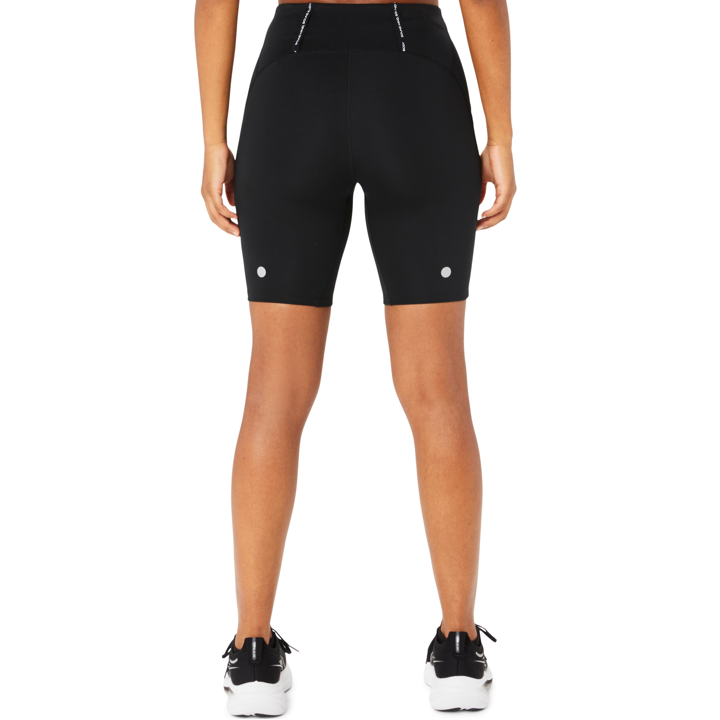 Road High Waist 8 Inch Short Lauftight Damen - Schwarz