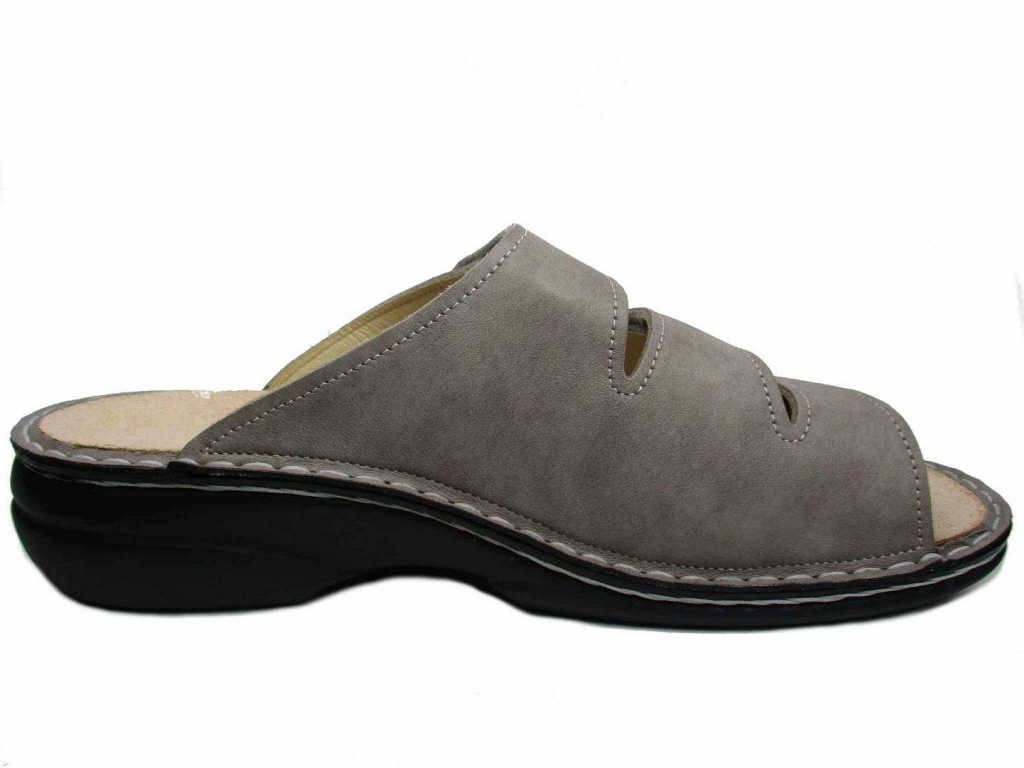 FINN COMFORT Pantoletten taupe Finn Kos rock Sartor