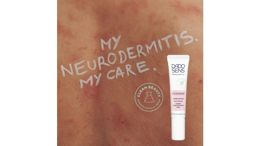 DADO SENS EXTRODERM Augencreme - bei trockener Haut und Neurodermitis 15 ml