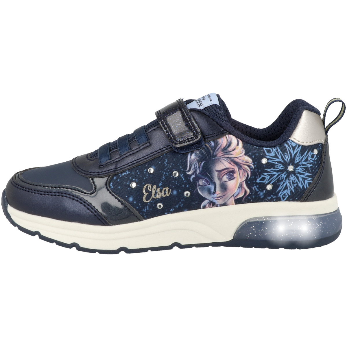 Geox J Spaceclub G. D Sneaker low blau
