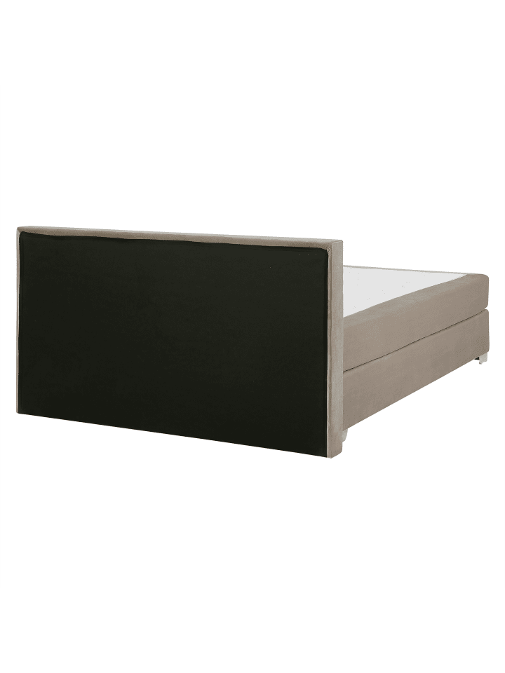 Beliani Boxspring Bett CONSUL in Beige/Silber - (W) 171 x (H) 91 x (L) 212 cm günstig kaufen onesize