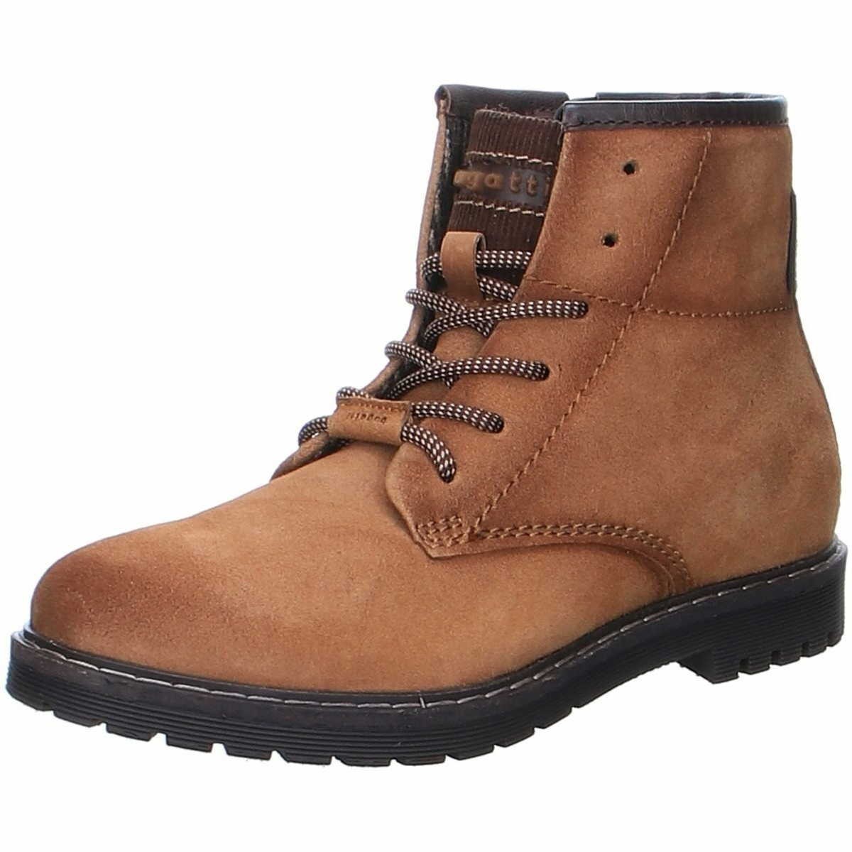 BUGATTI Schnür-Stiefeletten beige