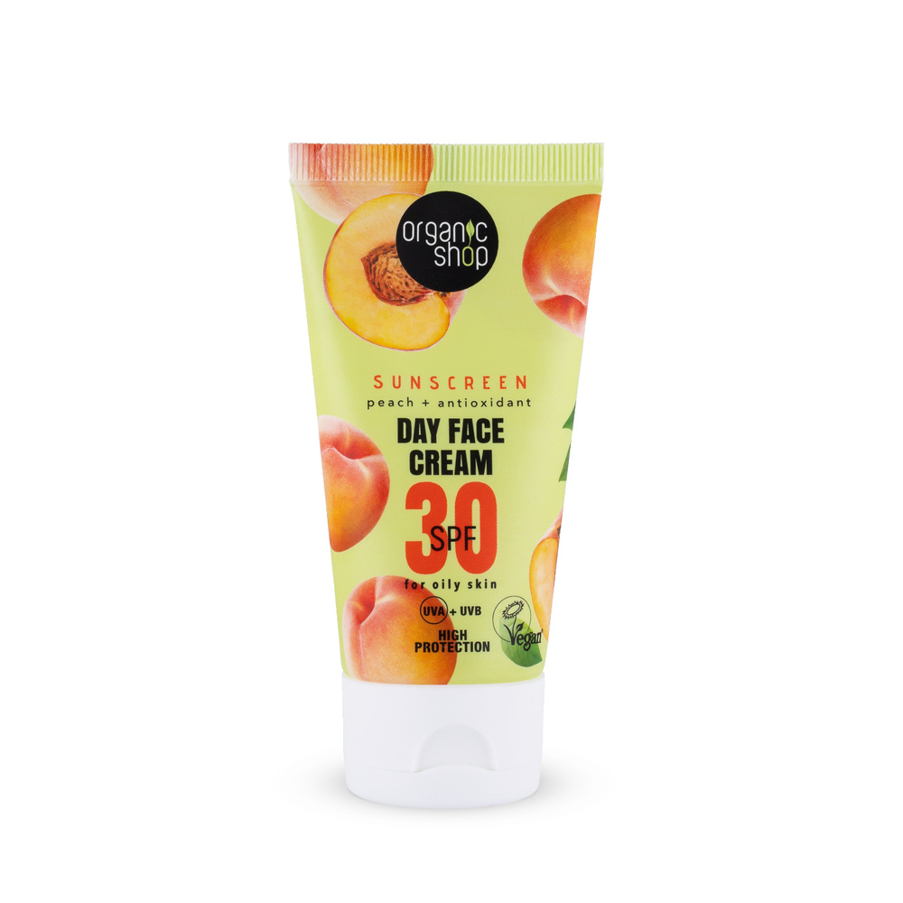 organic shop Crème de jour visage SPF 30 – Peaux Grasses Crème Visage