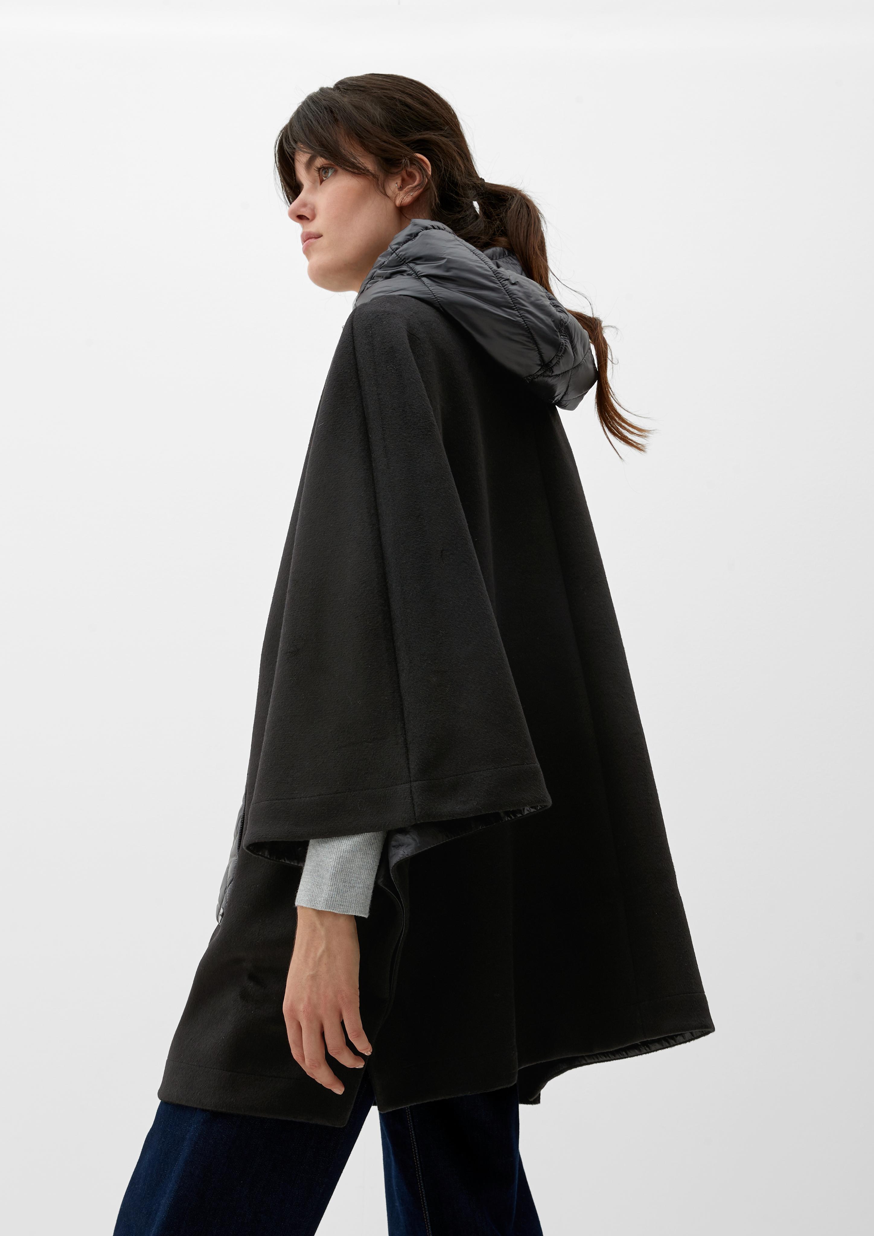 Poncho aus Wollmix  2120943-9999