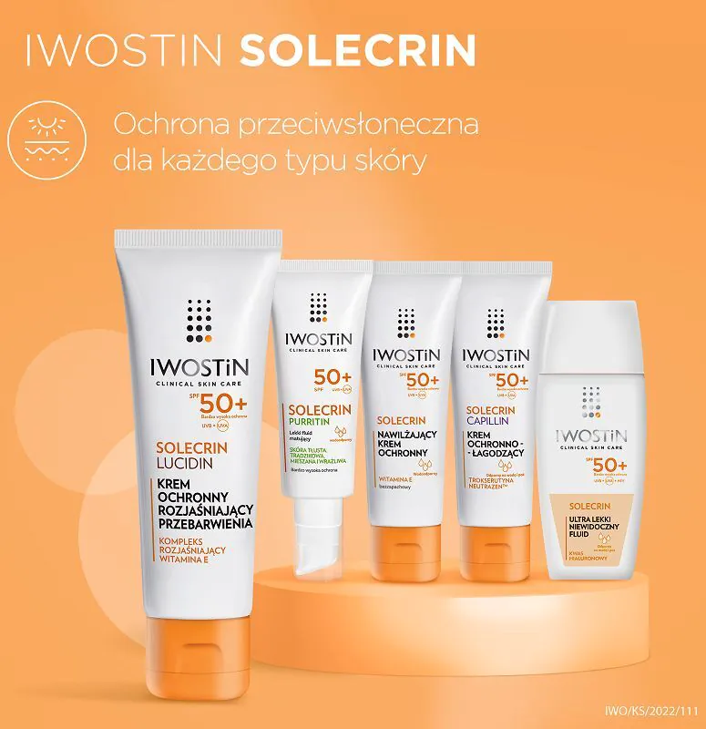 Iwostin Solecrin Lucidin Crème tegen verkleuringen SPF 50+