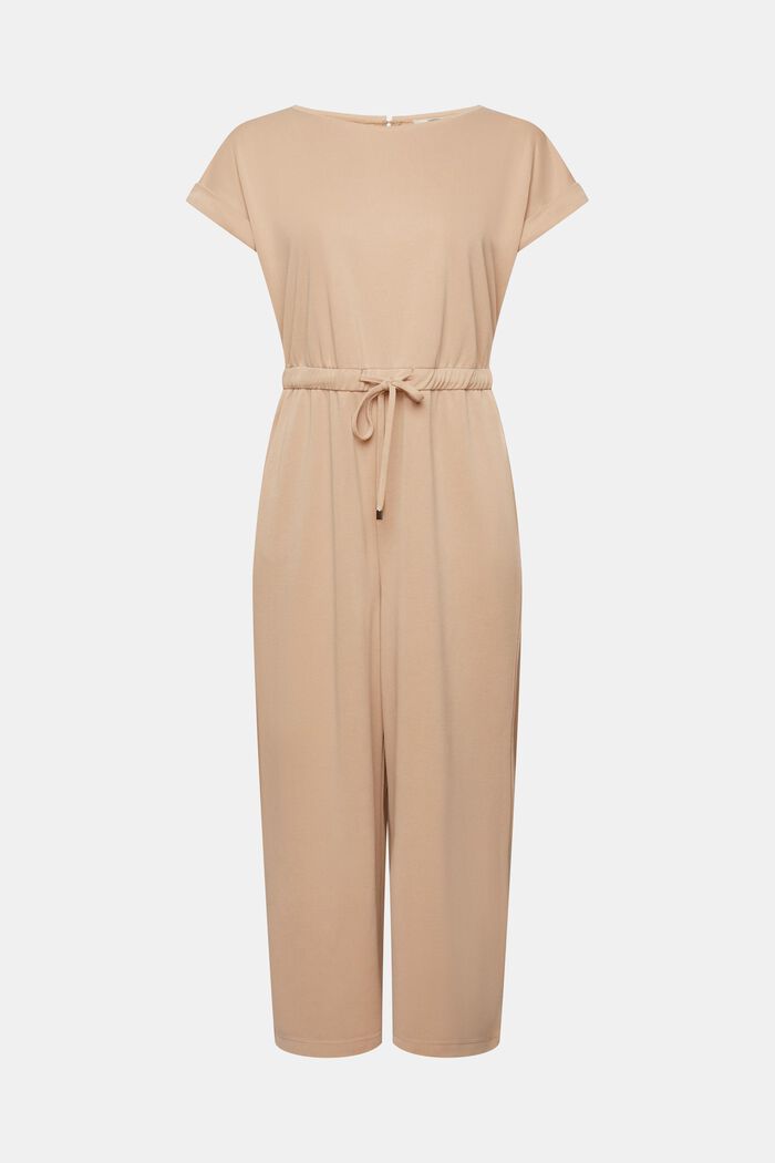 Jumpsuit aus Modal mit Bindegürtel