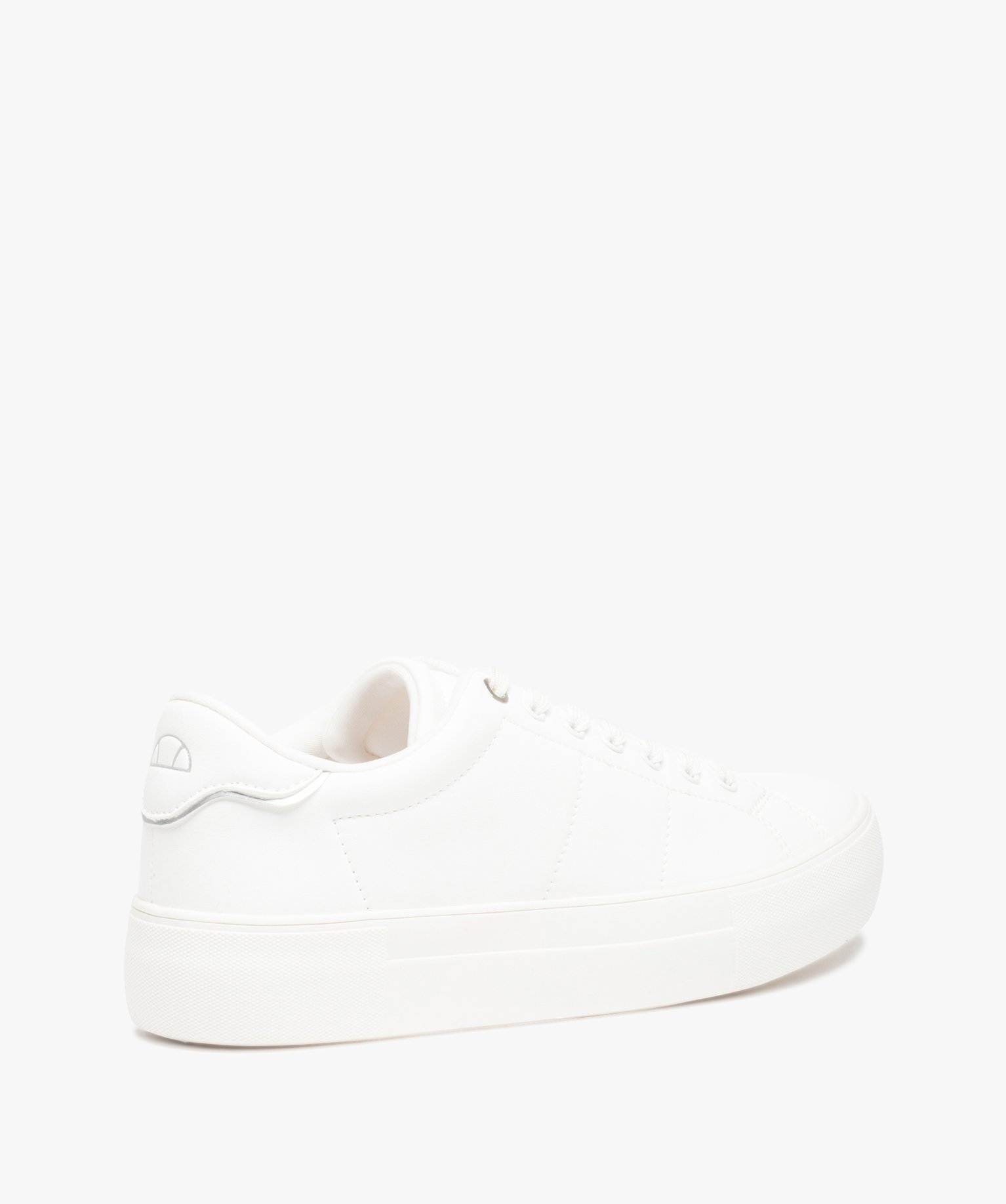 Tennis femme unies à lacets – Ellesse Virgin blanc | GEMO