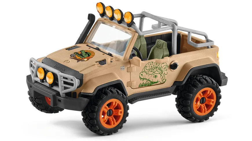 Schleich 42410 - Wild Life - Geländewagen mit Seilwinde