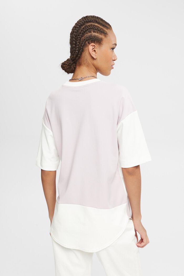 Zweifarbiges T-Shirt